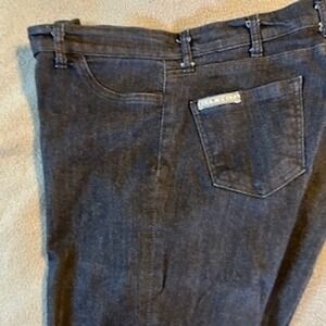 Blue Delta Custom Denim Jeans Dark Wash Womens W29 High Rise Skinny Leg